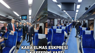 KARAELMAS EKSPRESİ İLK SEFERİNİ YAPTI