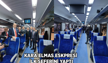 KARAELMAS EKSPRESİ İLK SEFERİNİ YAPTI