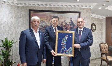 Bartın TSO’dan Bartın Belediye Başkanı M.Rıza Yalçınkaya’ya Hayırlı Olsun Ziyareti